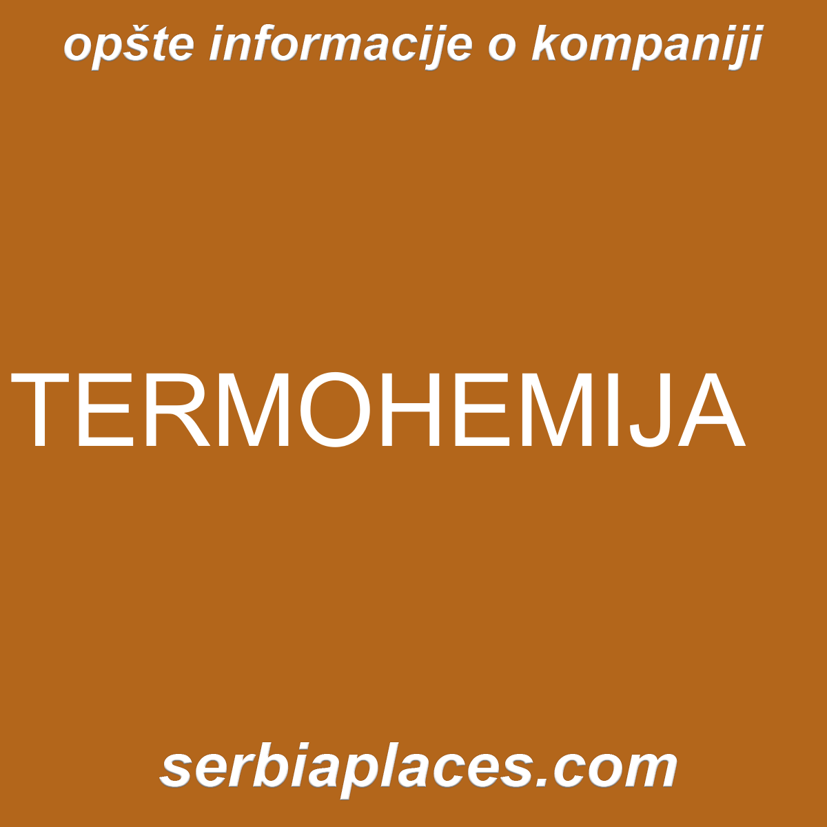 TERMOHEMIJA