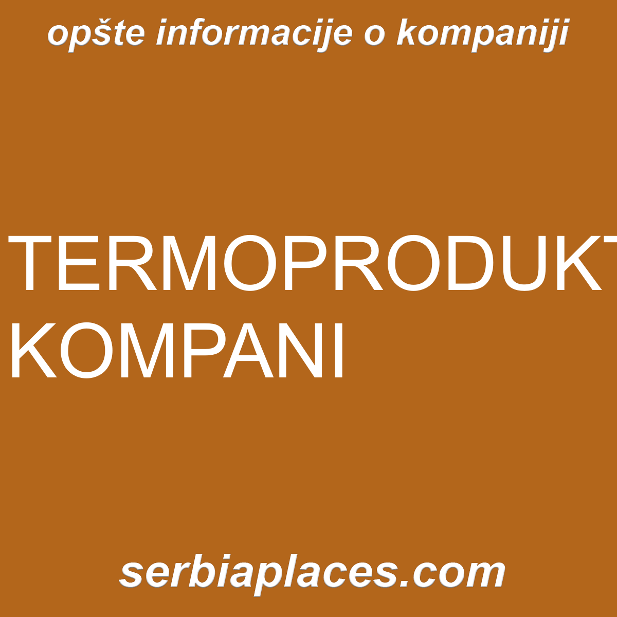 TERMOPRODUKT-KOMPANI