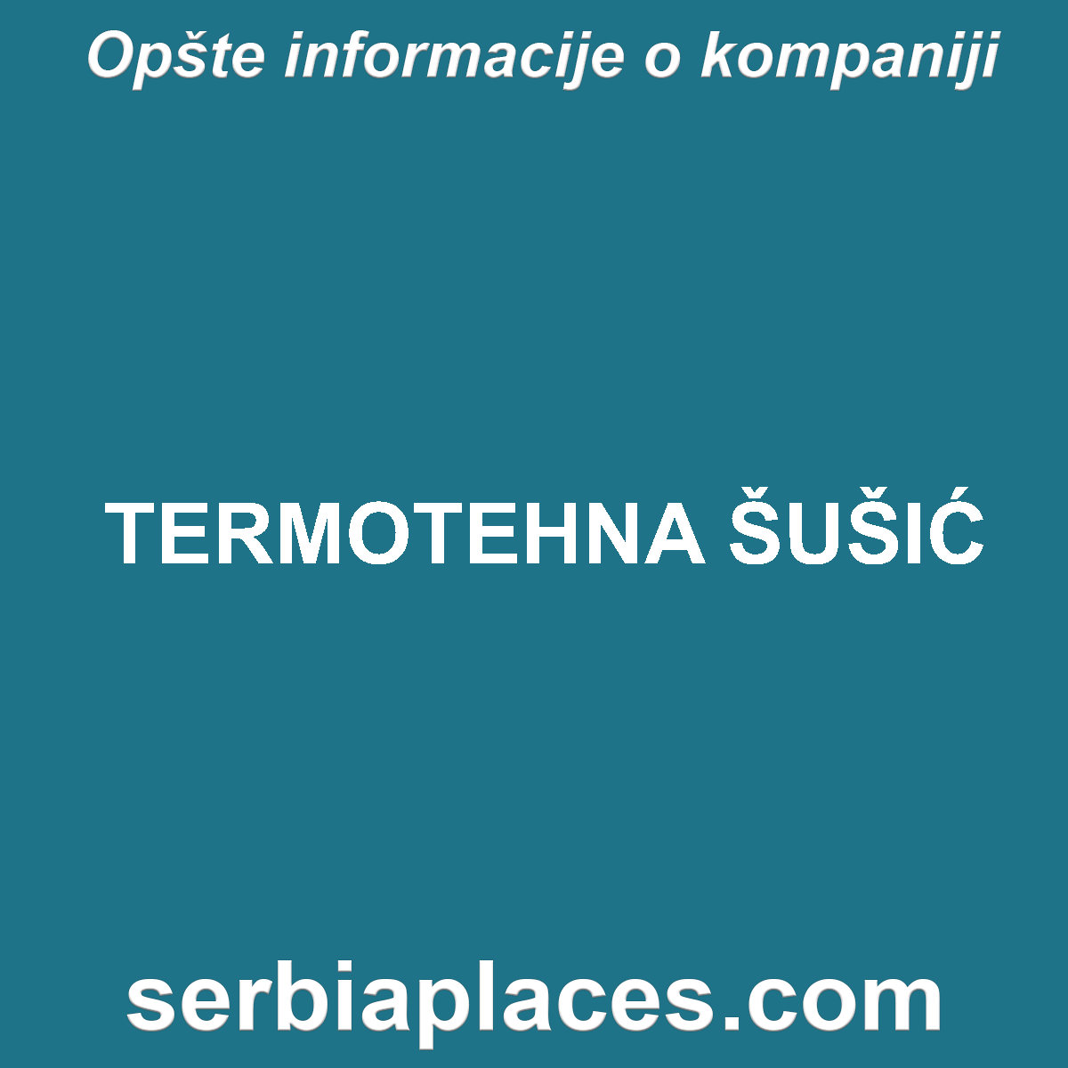 TERMOTEHNA ŠUŠIĆ