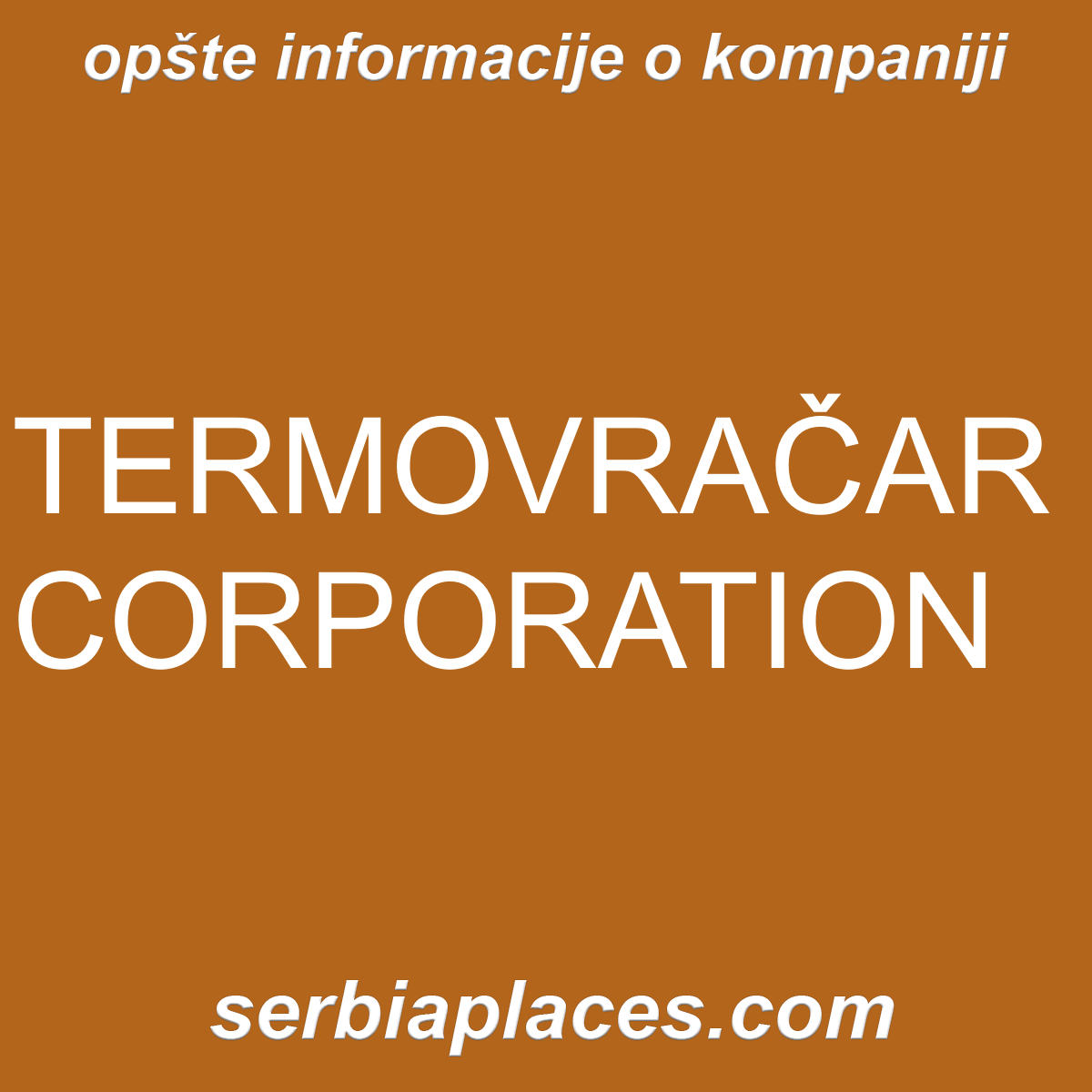 TERMOVRAČAR CORPORATION