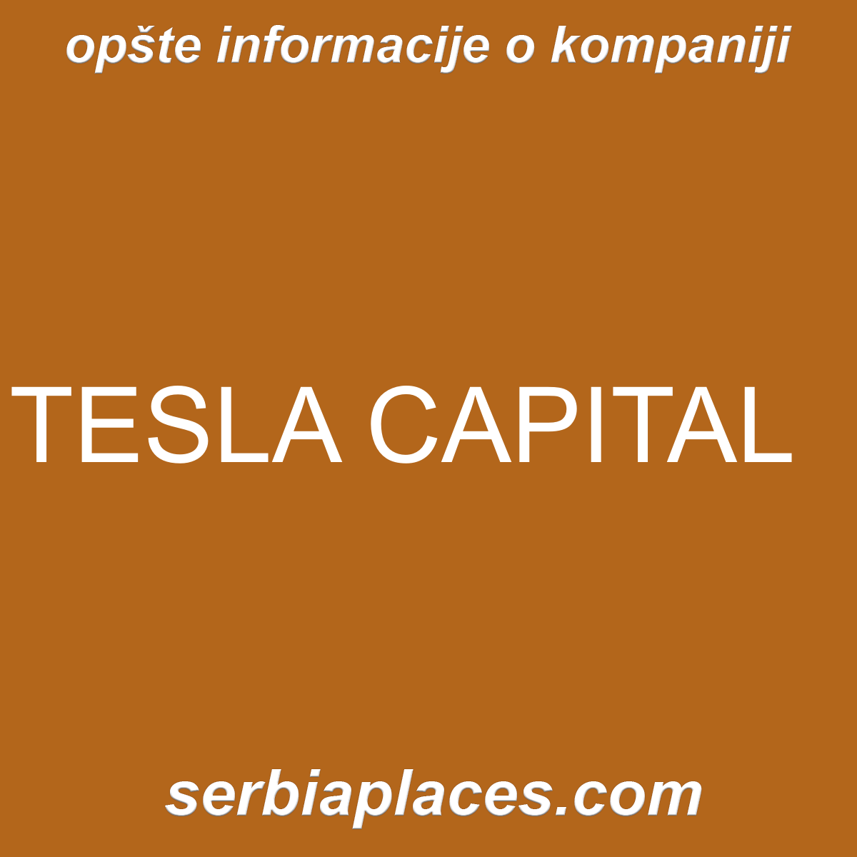 TESLA CAPITAL