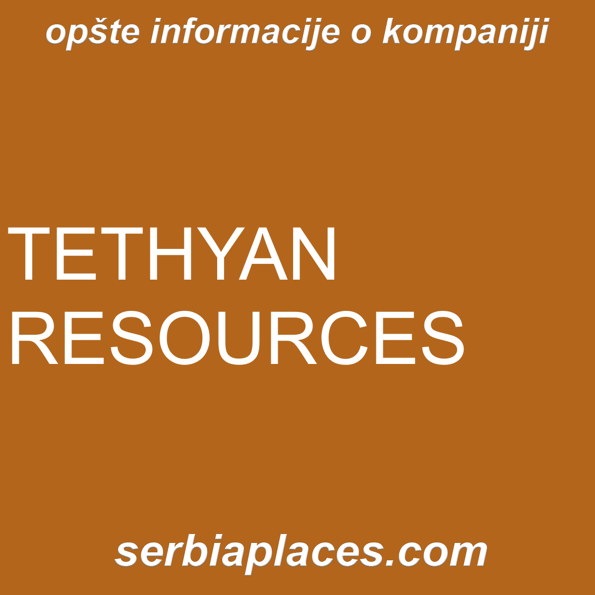 TETHYAN RESOURCES