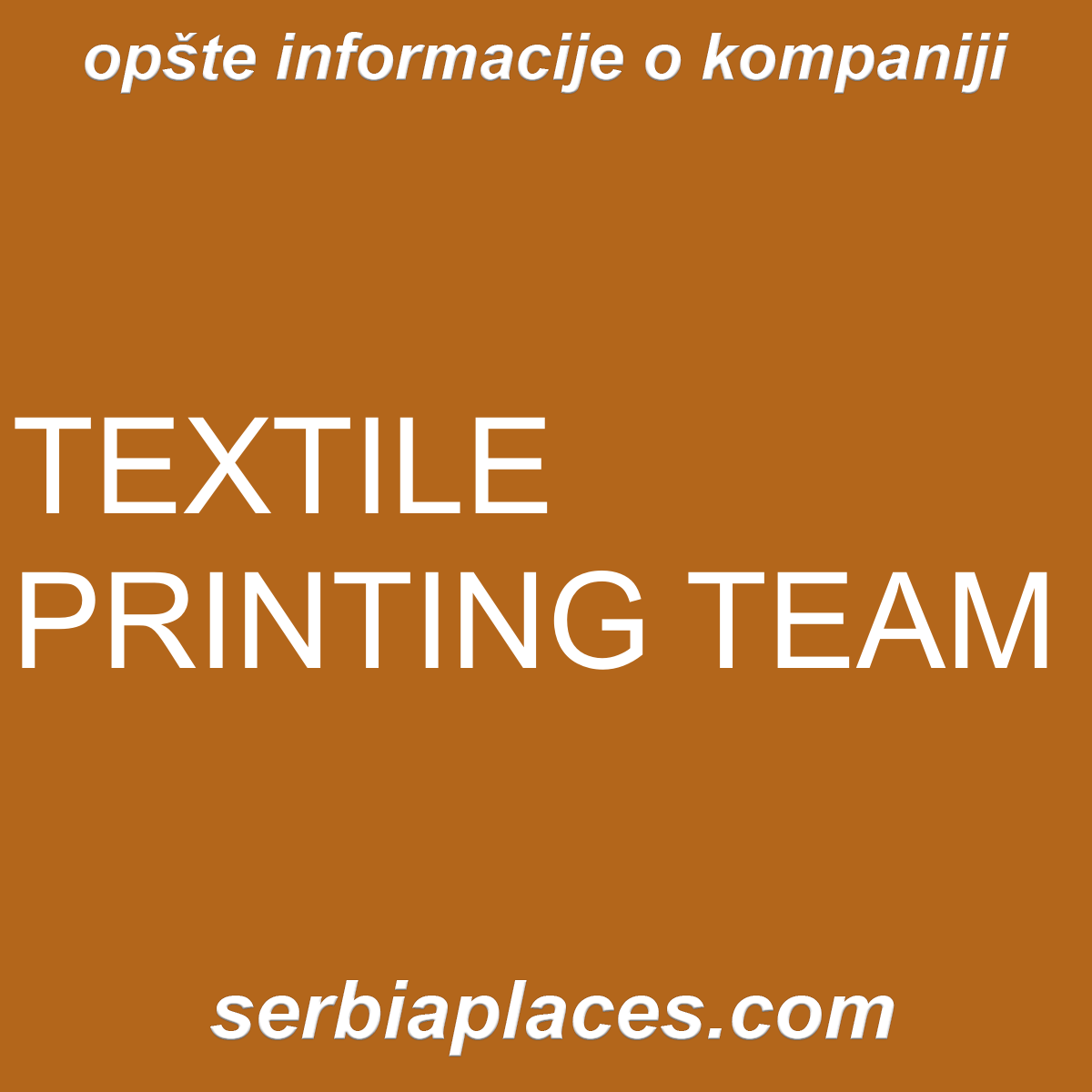 TEXTILE PRINTING TEAM
