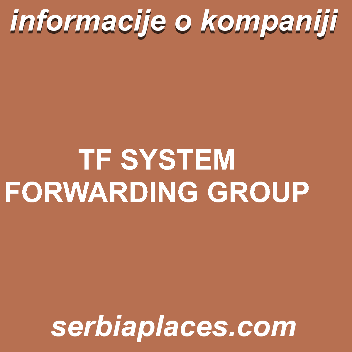 TF SYSTEM FORWARDING GROUP