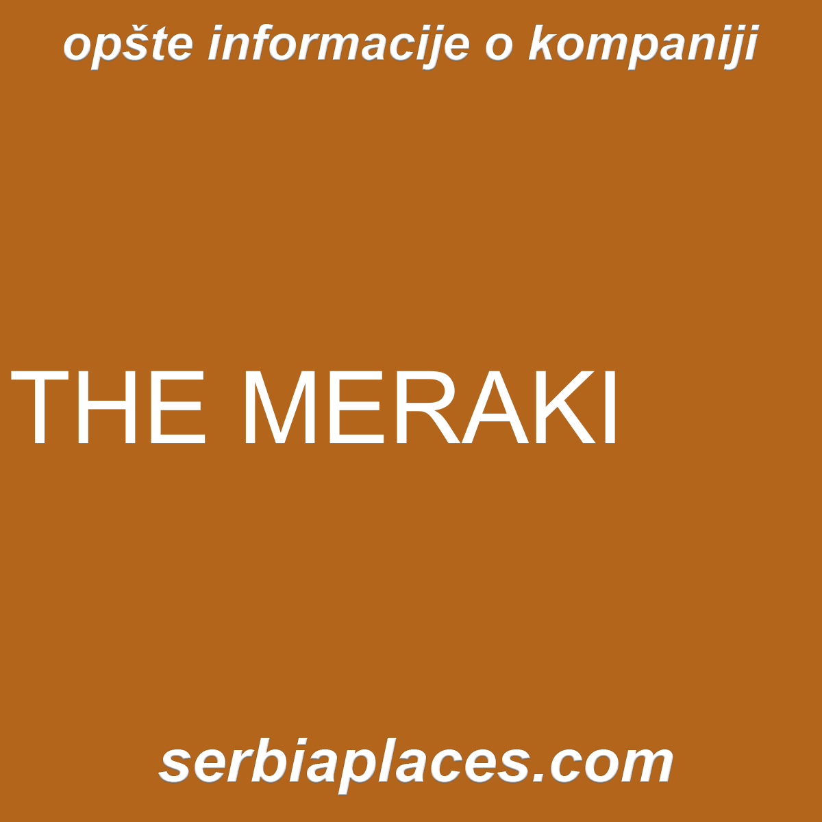 THE MERAKI