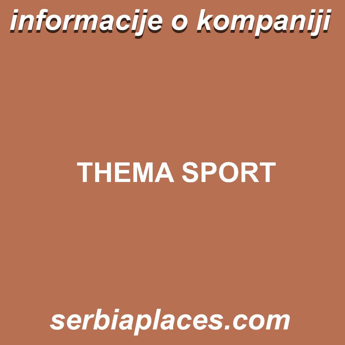 THEMA SPORT