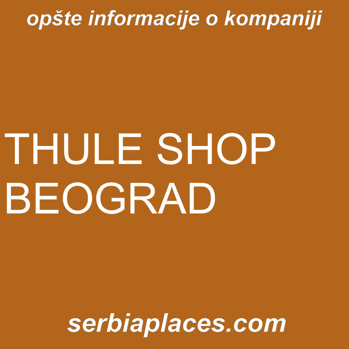 THULE SHOP BEOGRAD