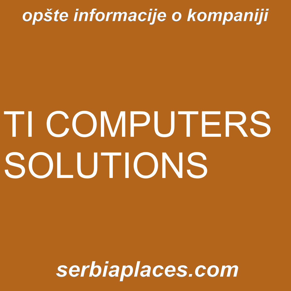 TI COMPUTERS SOLUTIONS