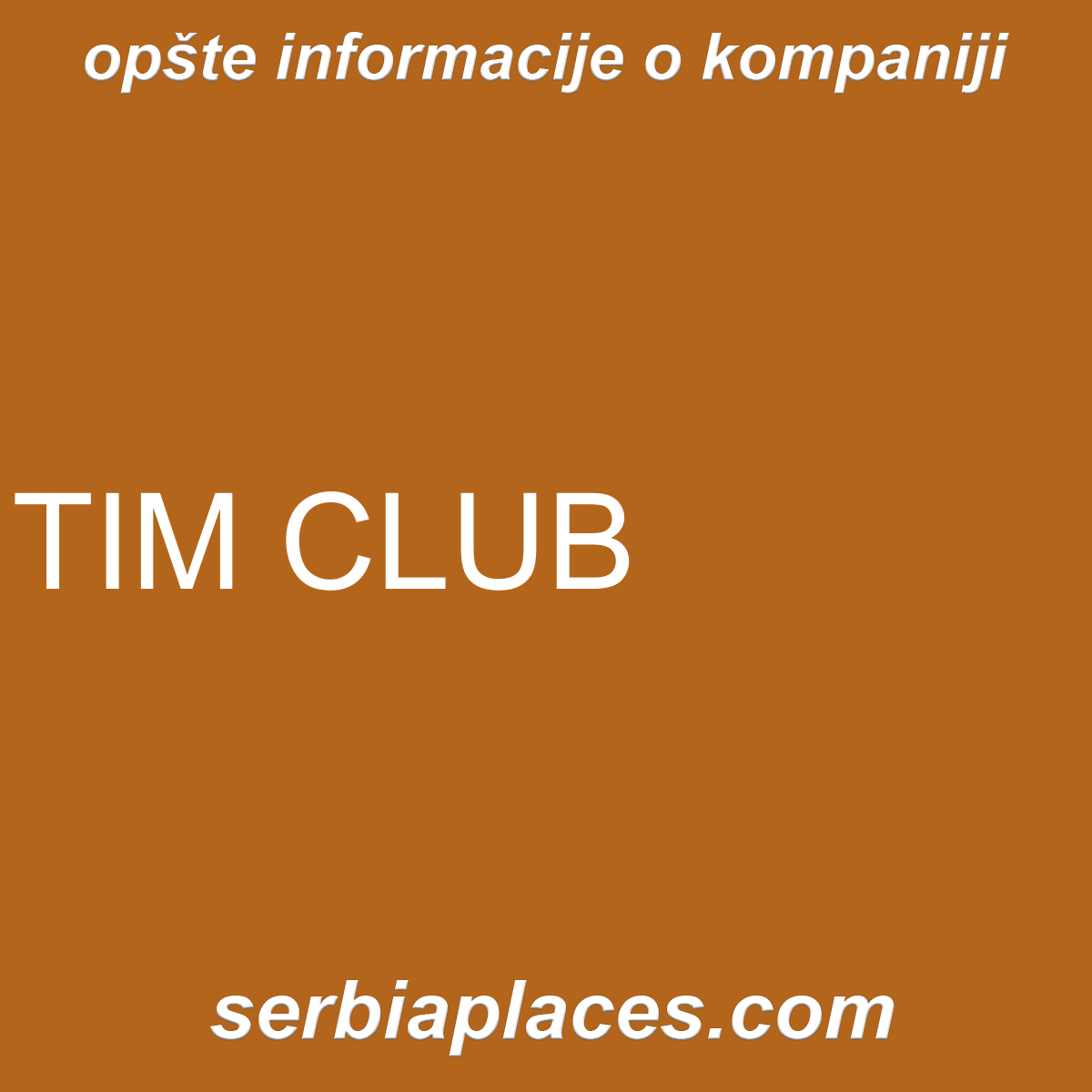 TIM CLUB