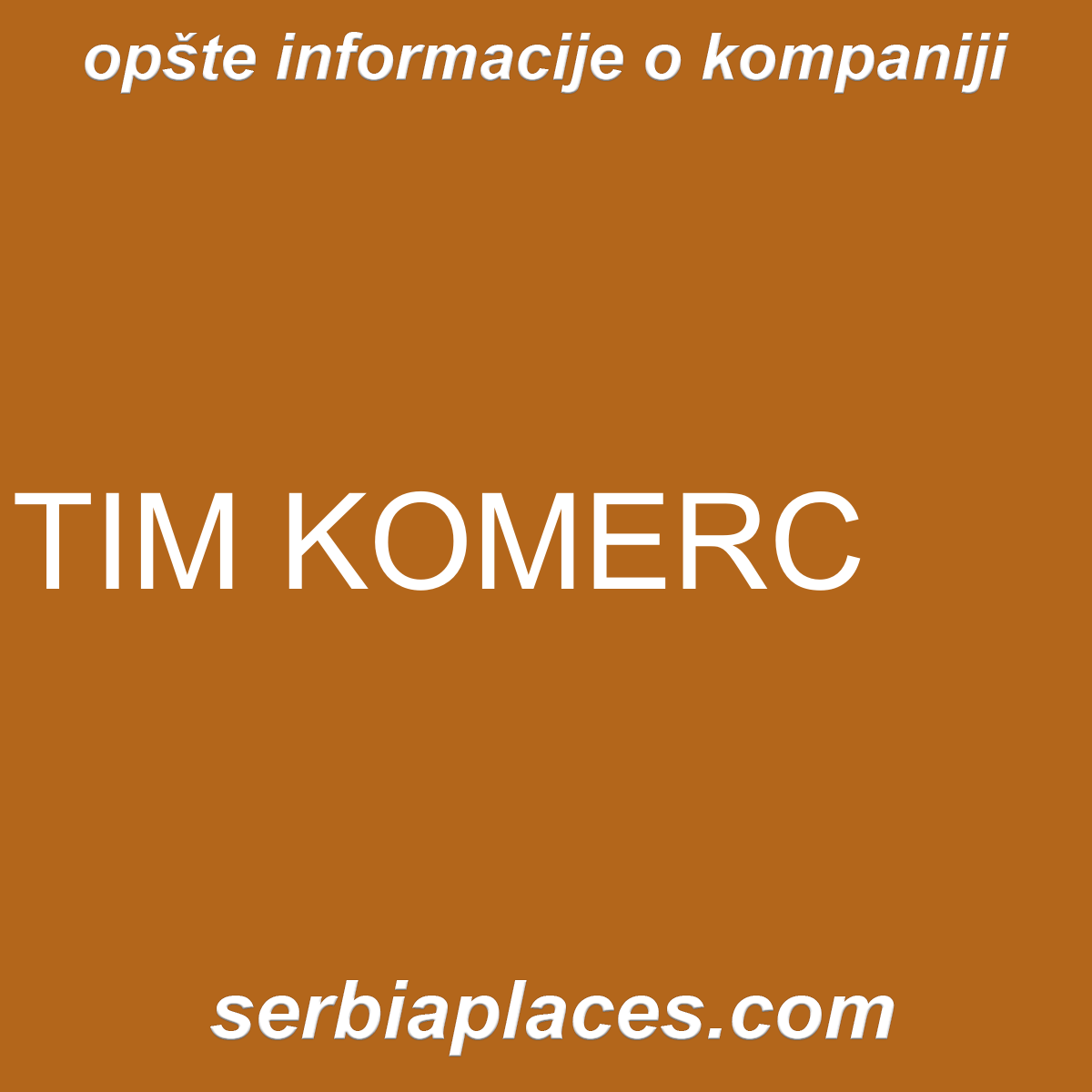 TIM KOMERC