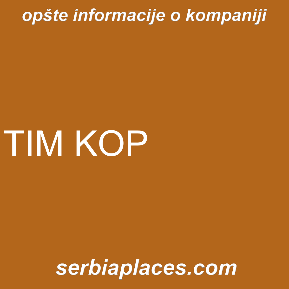 TIM KOP