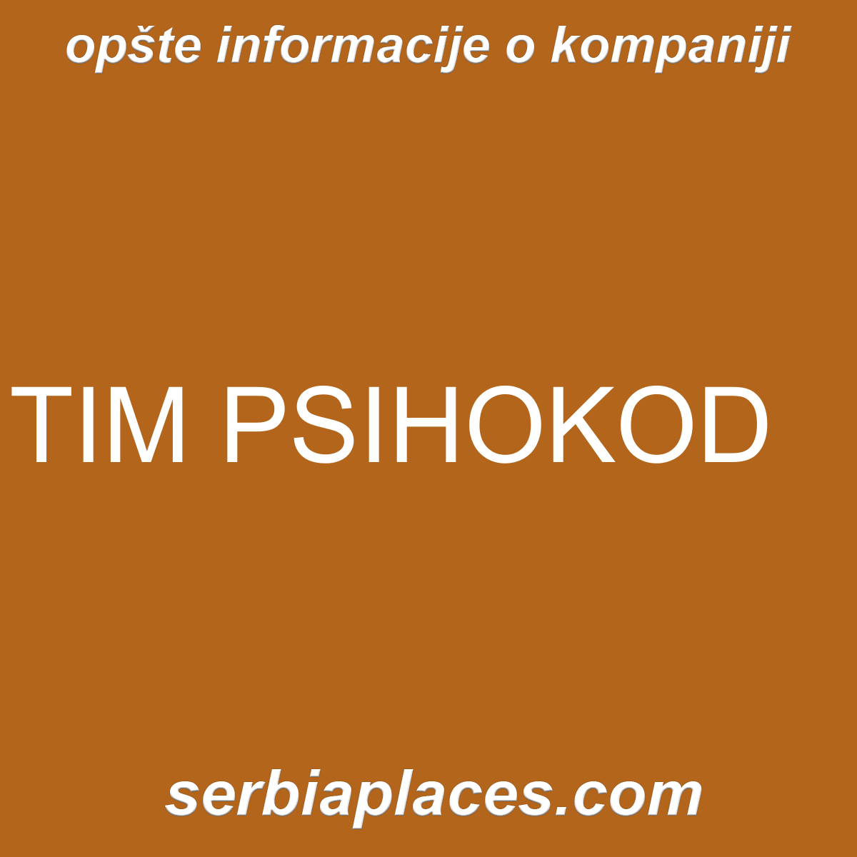 TIM PSIHOKOD