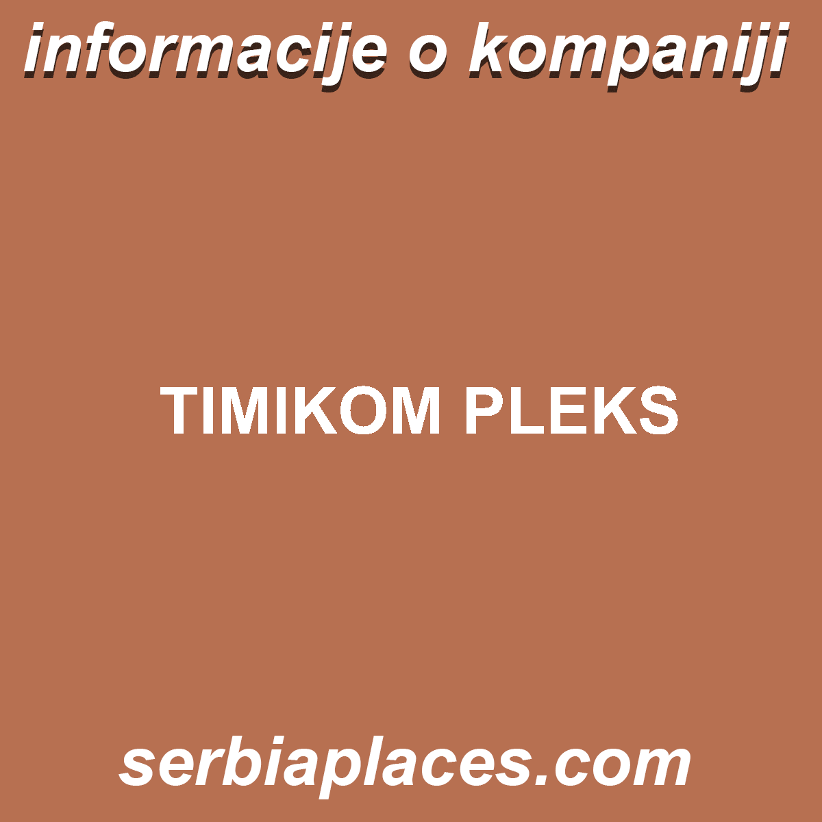 TIMIKOM PLEKS