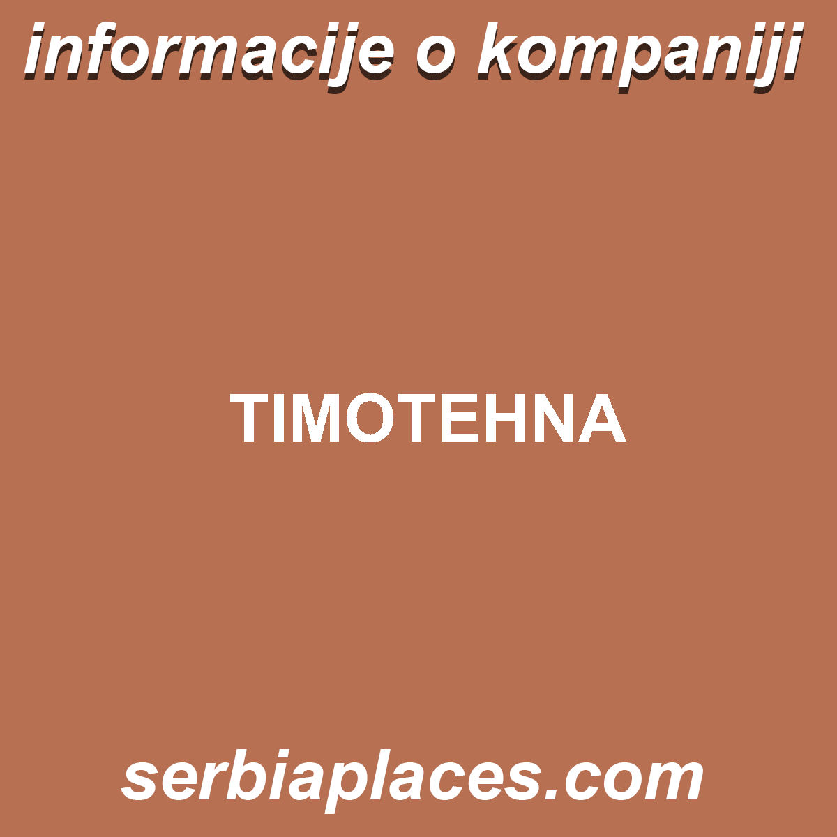 TIMOTEHNA