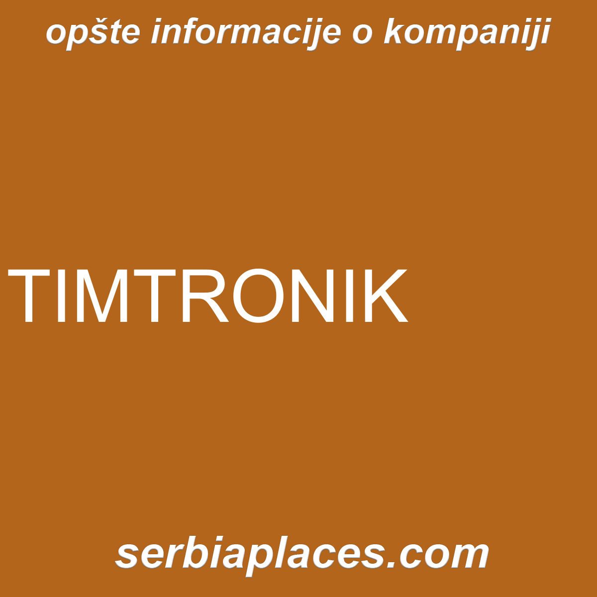 TIMTRONIK