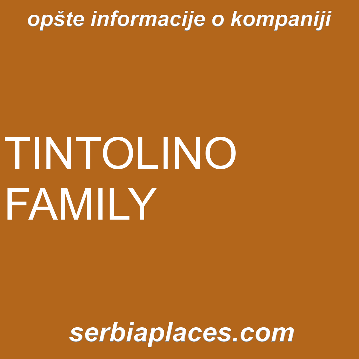 TINTOLINO FAMILY