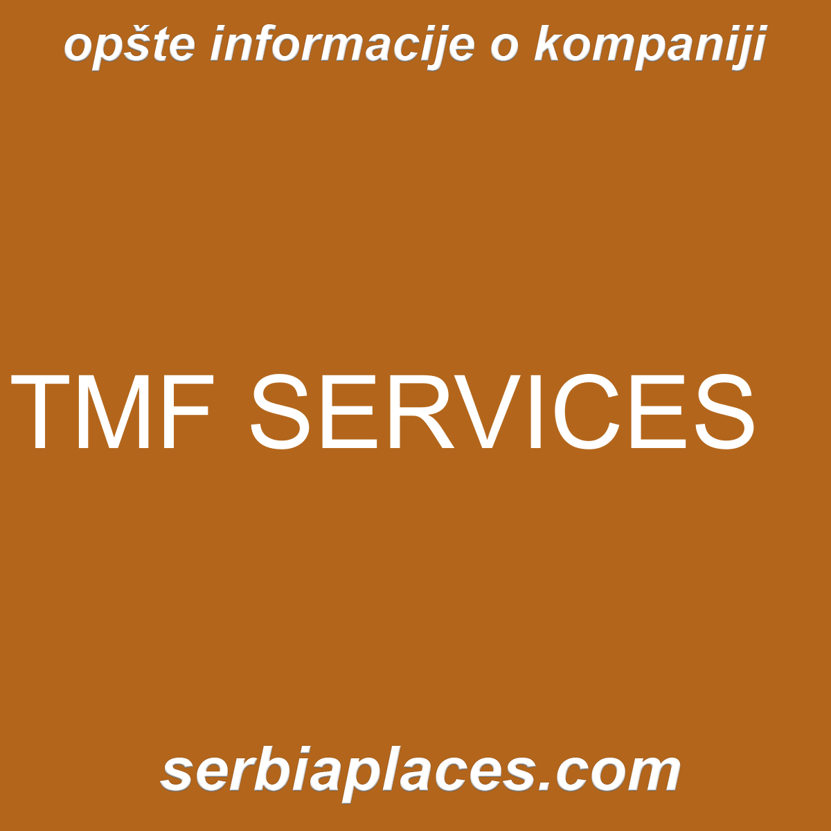 TMF SERVICES