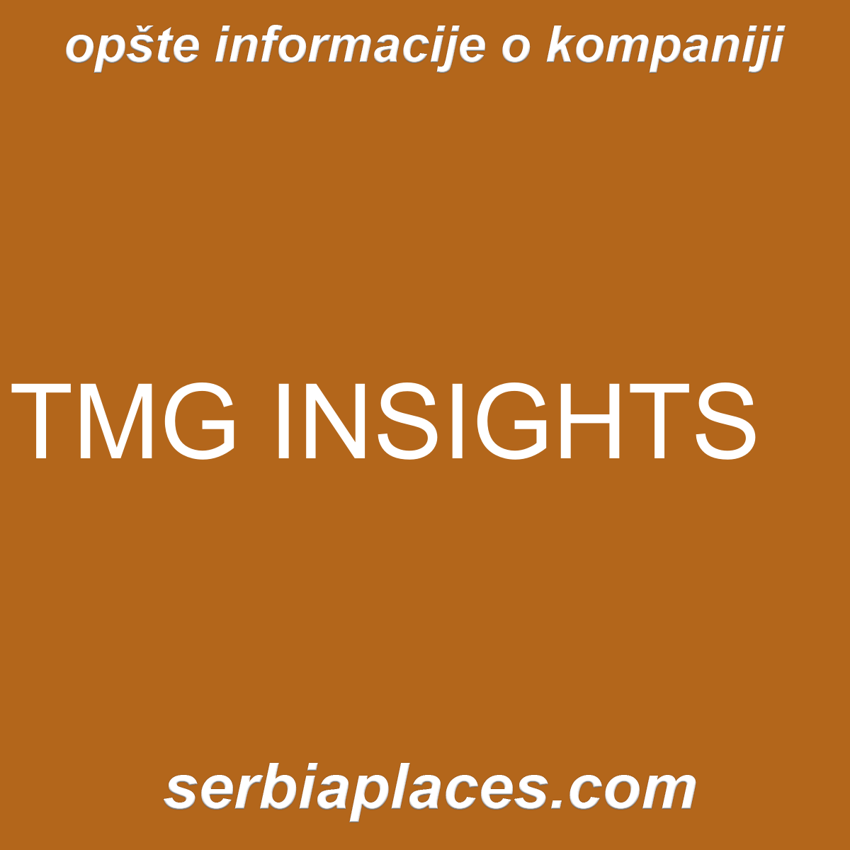 TMG INSIGHTS