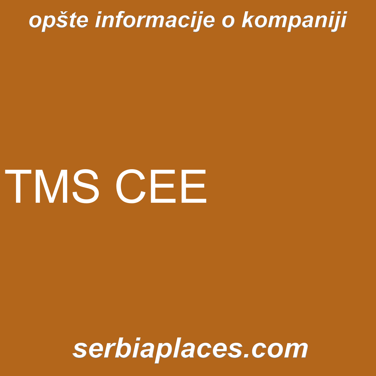 TMS CEE