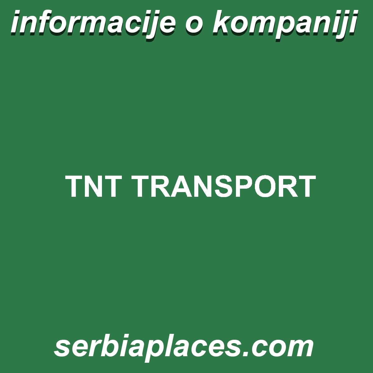 TNT TRANSPORT