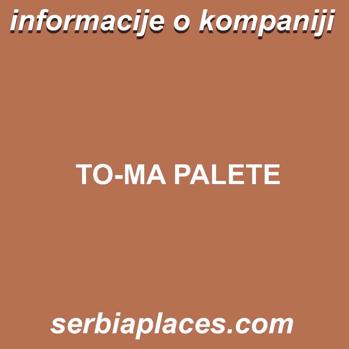 TO-MA PALETE