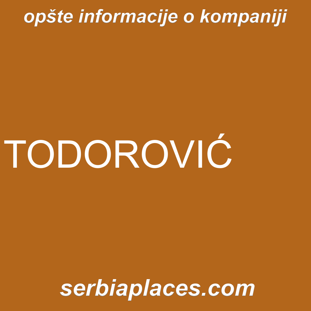TODOROVIĆ