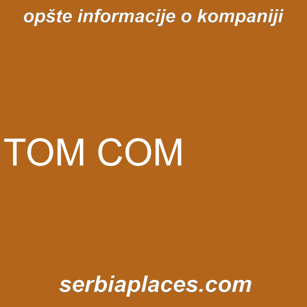 TOM COM