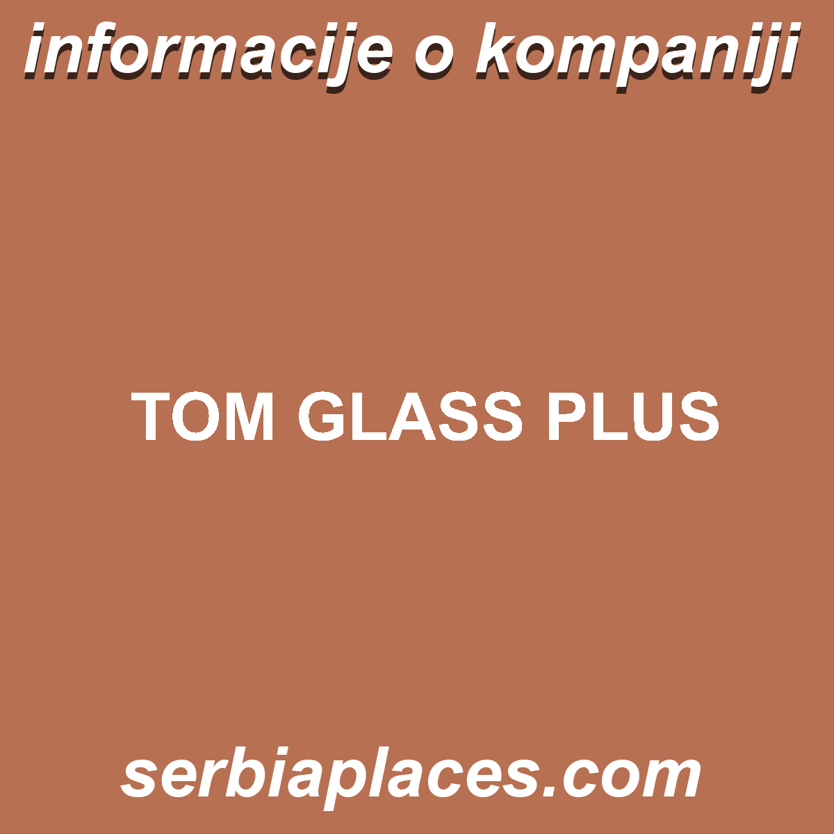 TOM GLASS PLUS