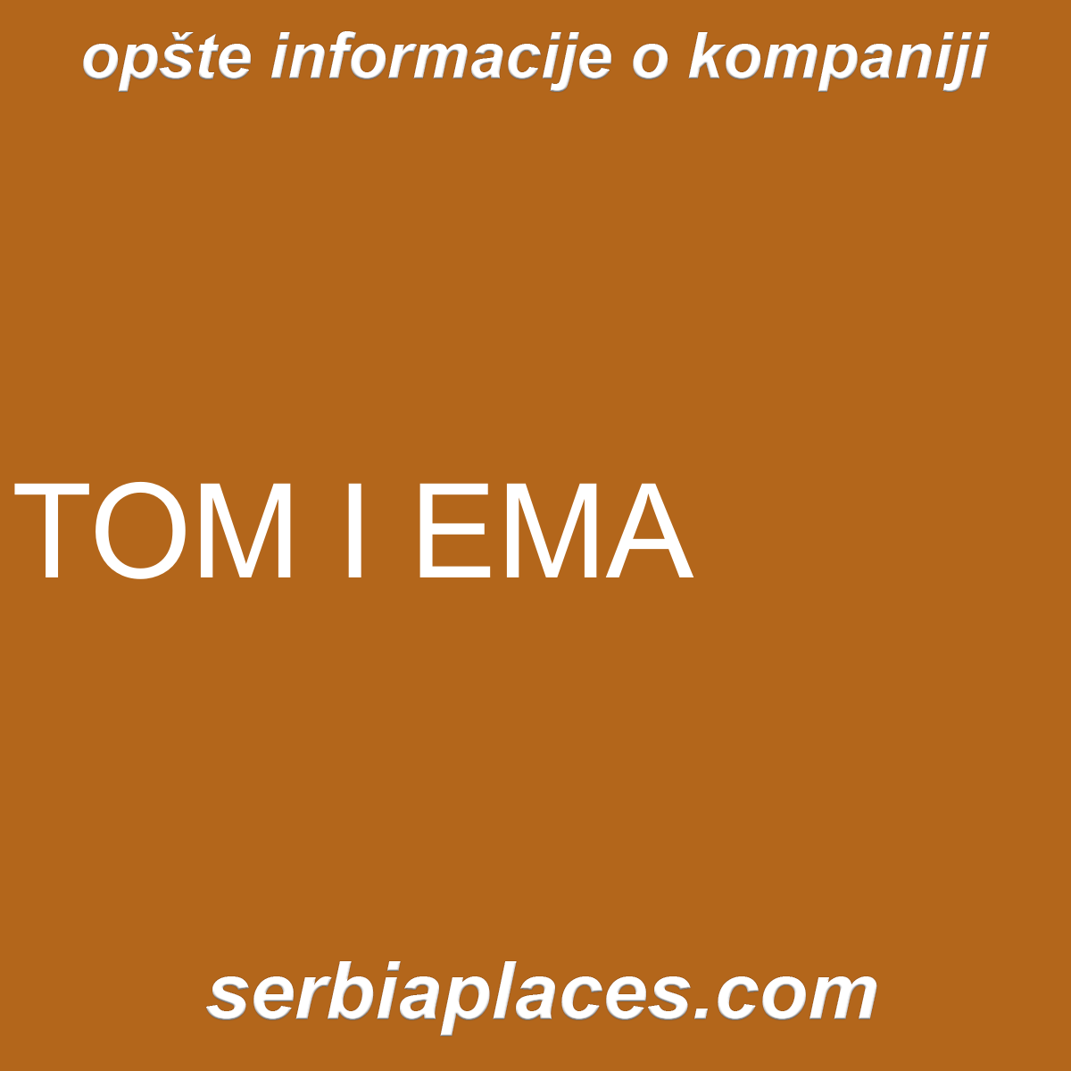 TOM I EMA