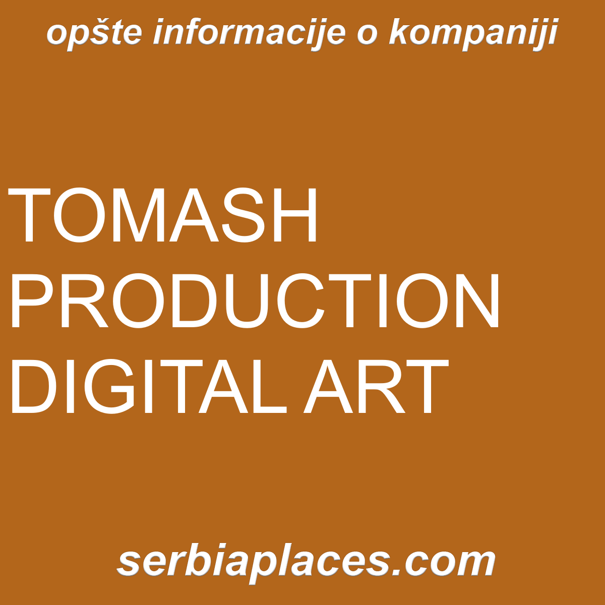 TOMASH PRODUCTION DIGITAL ART