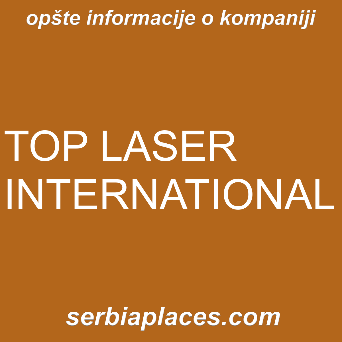 TOP LASER INTERNATIONAL