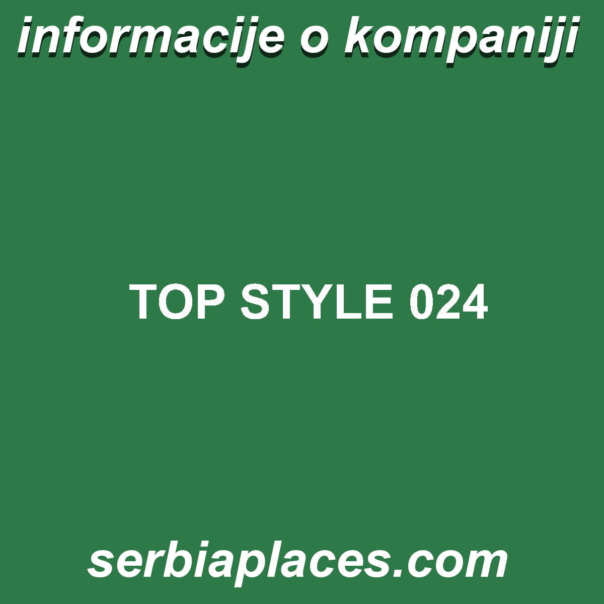 TOP STYLE 024