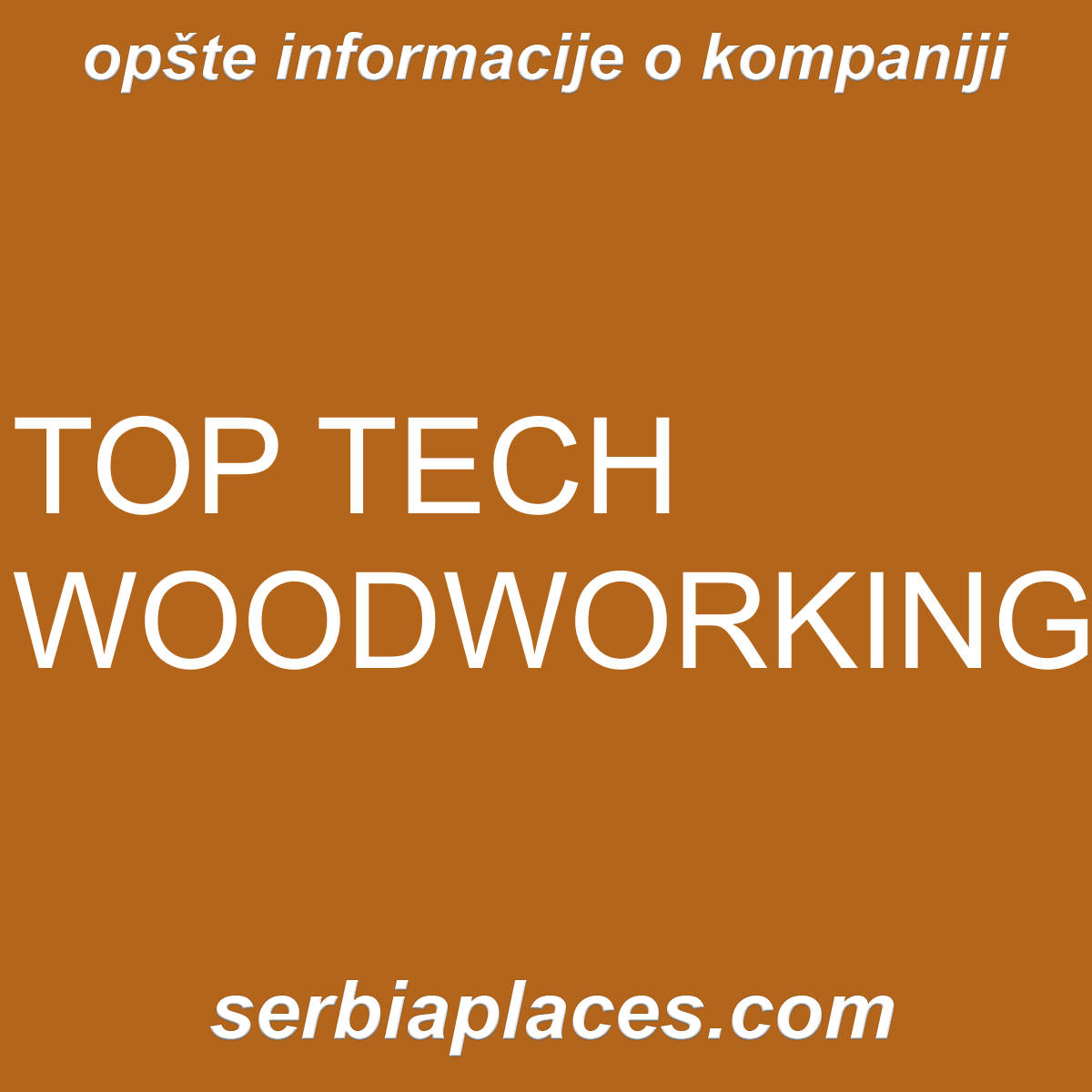 TOP TECH WOODWORKING