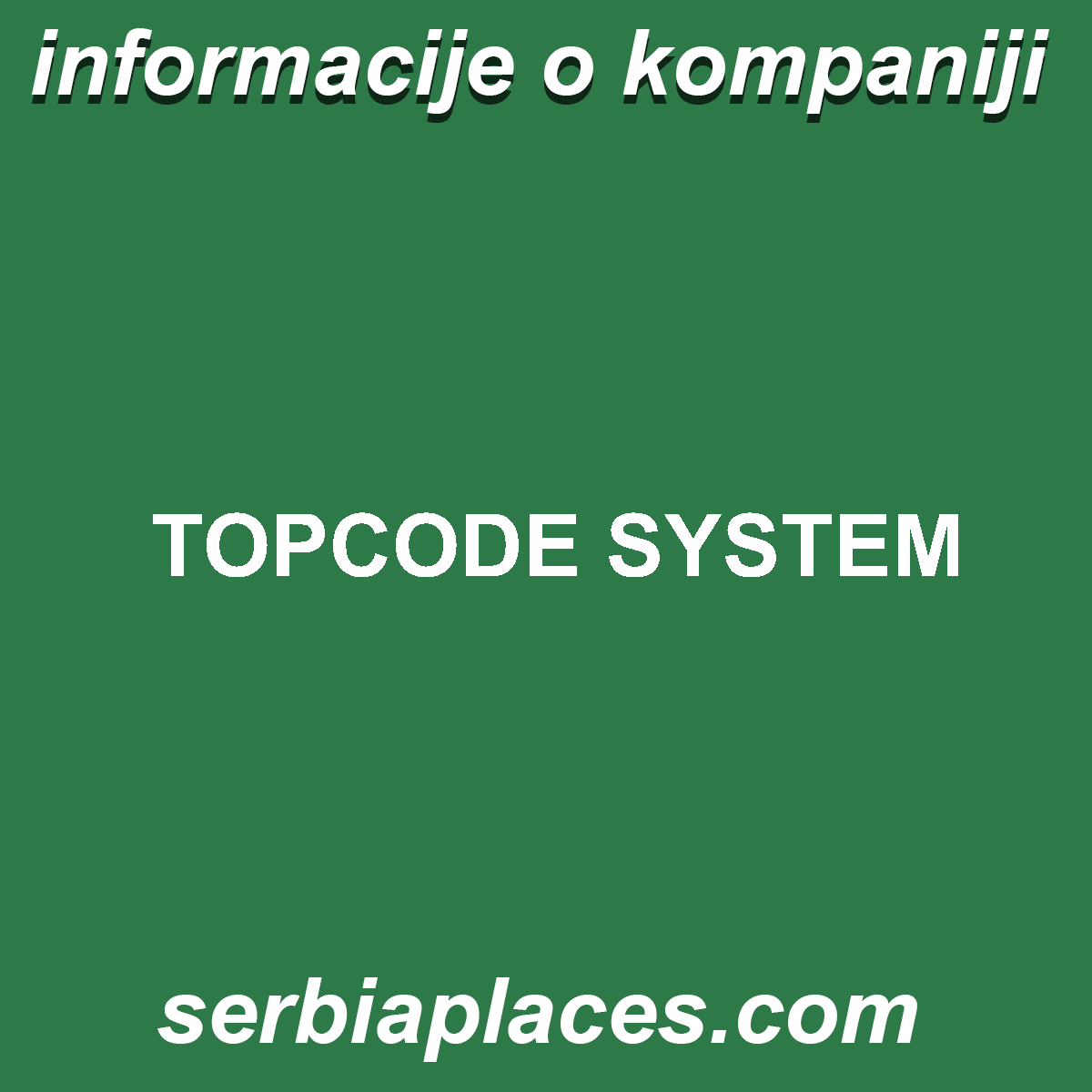 TOPCODE SYSTEM