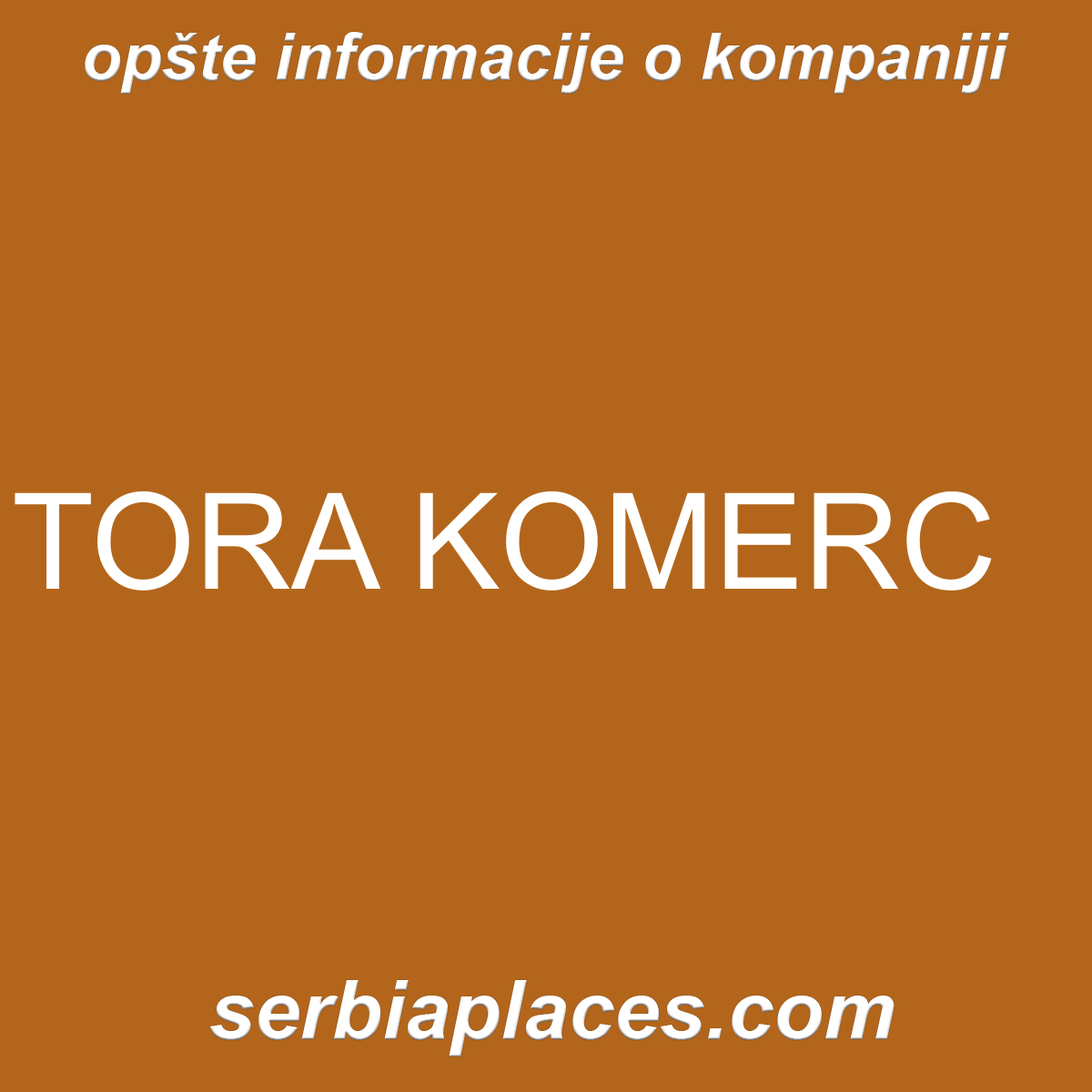 TORA KOMERC