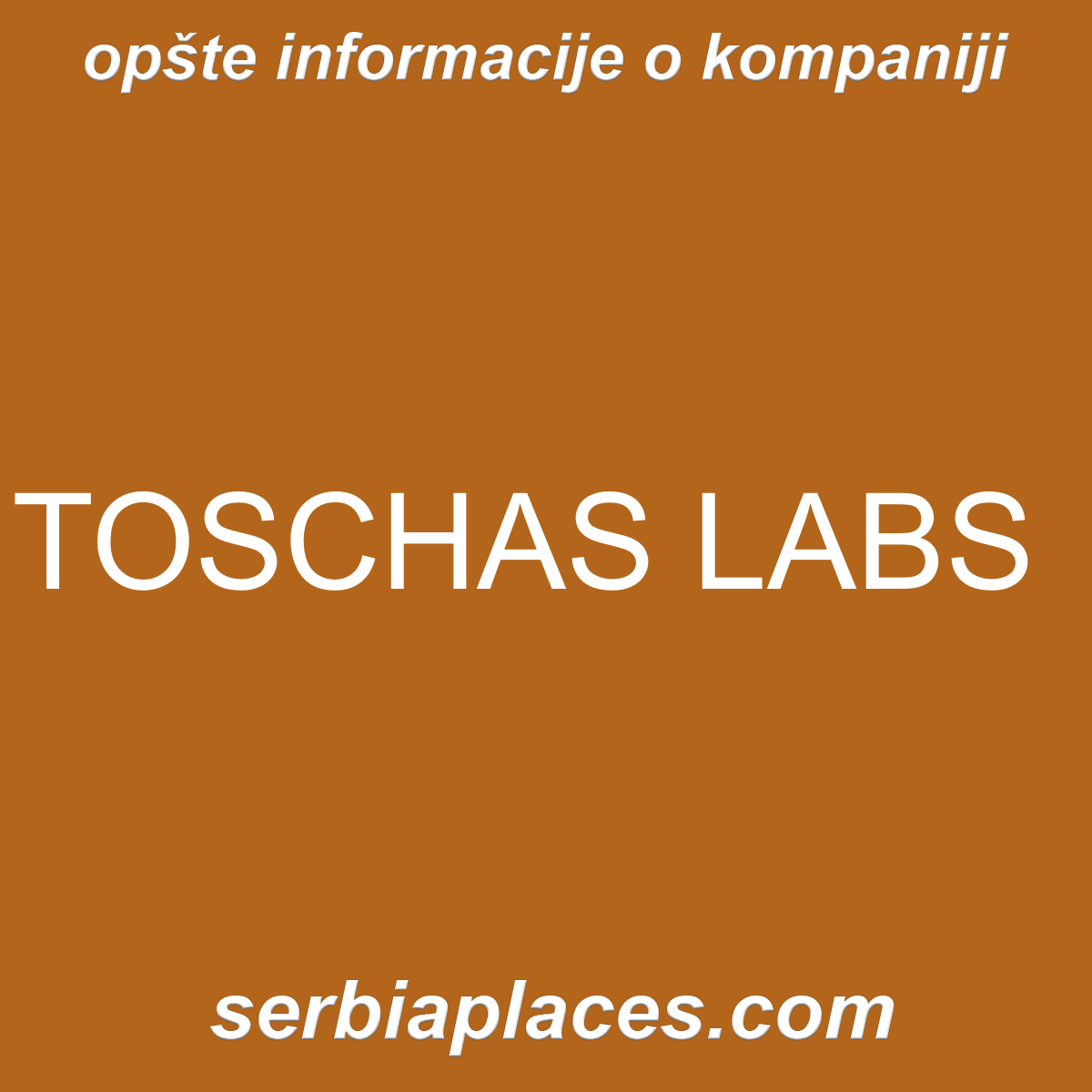 TOSCHAS LABS