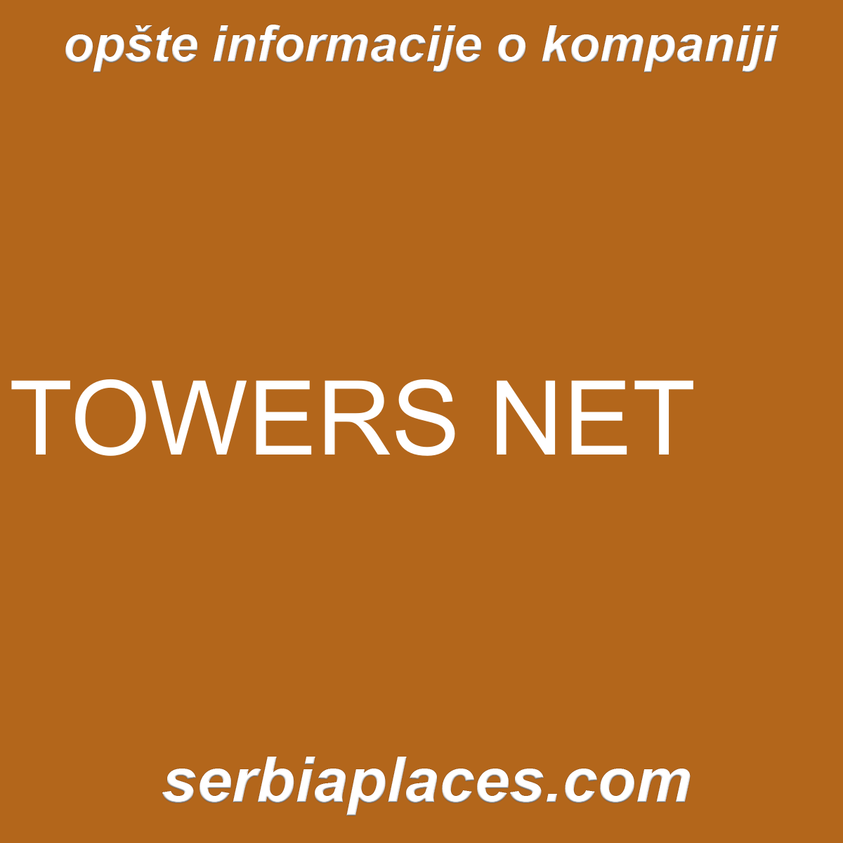 TOWERS NET