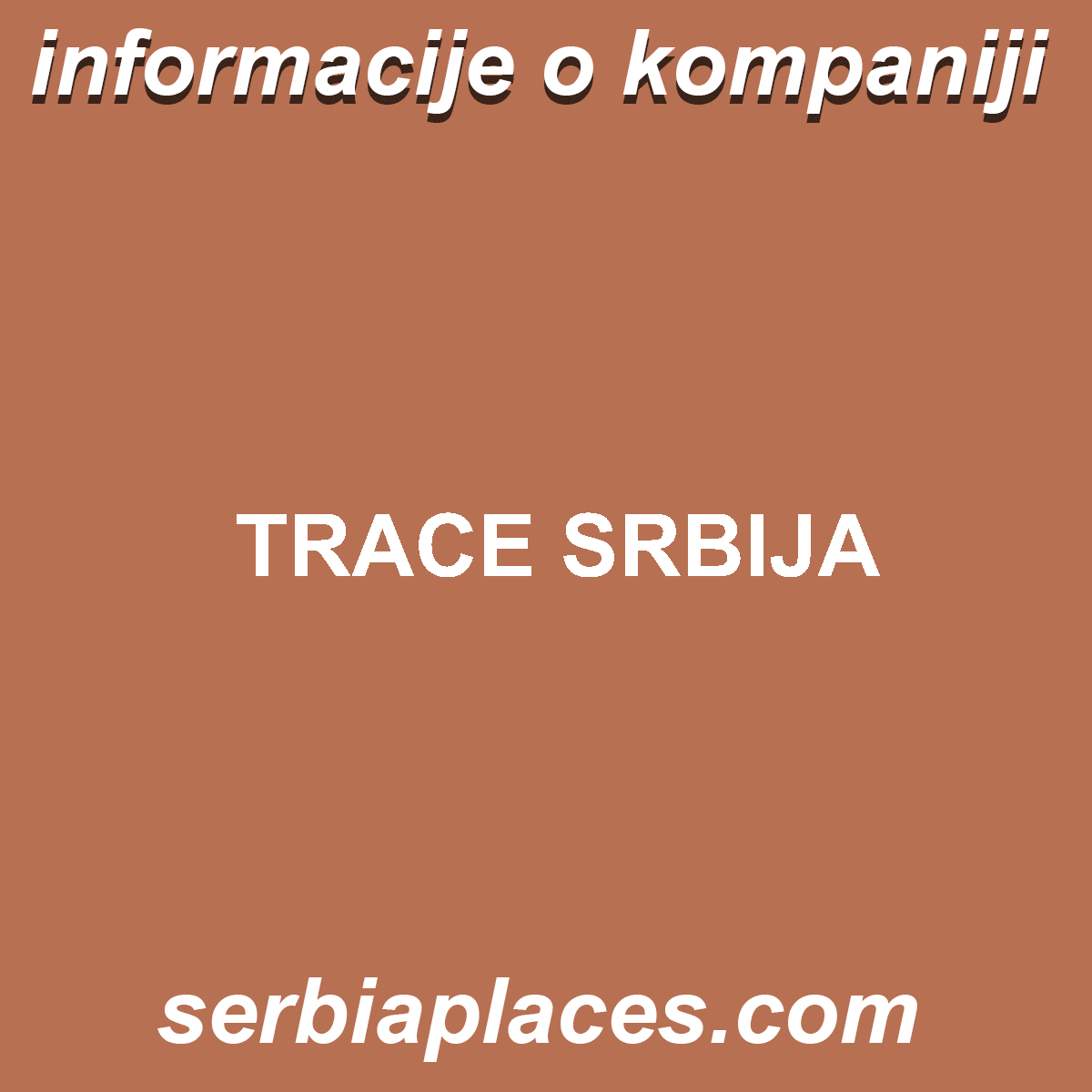 TRACE SRBIJA