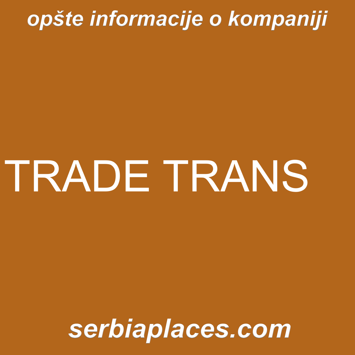 TRADE TRANS