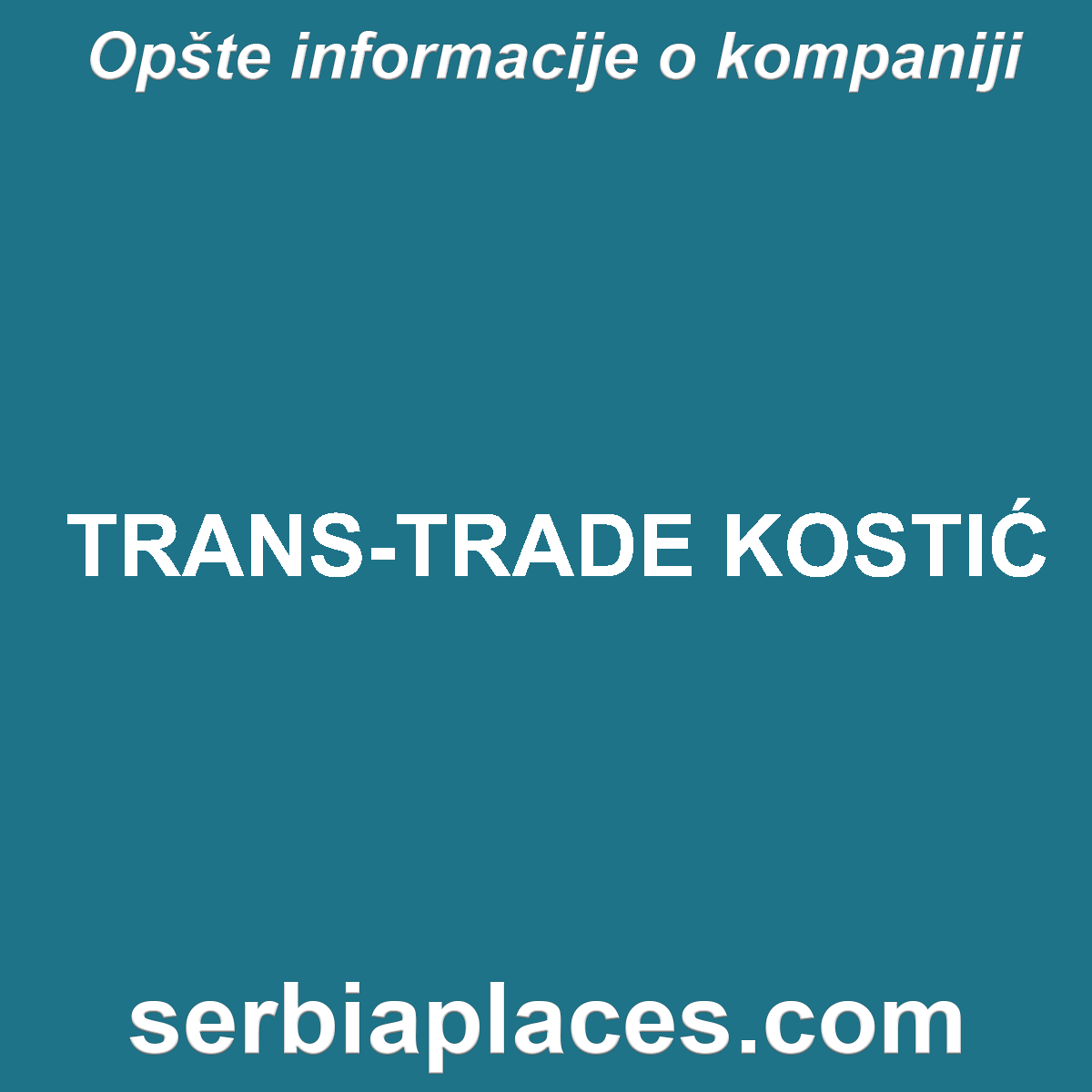 TRANS-TRADE KOSTIĆ