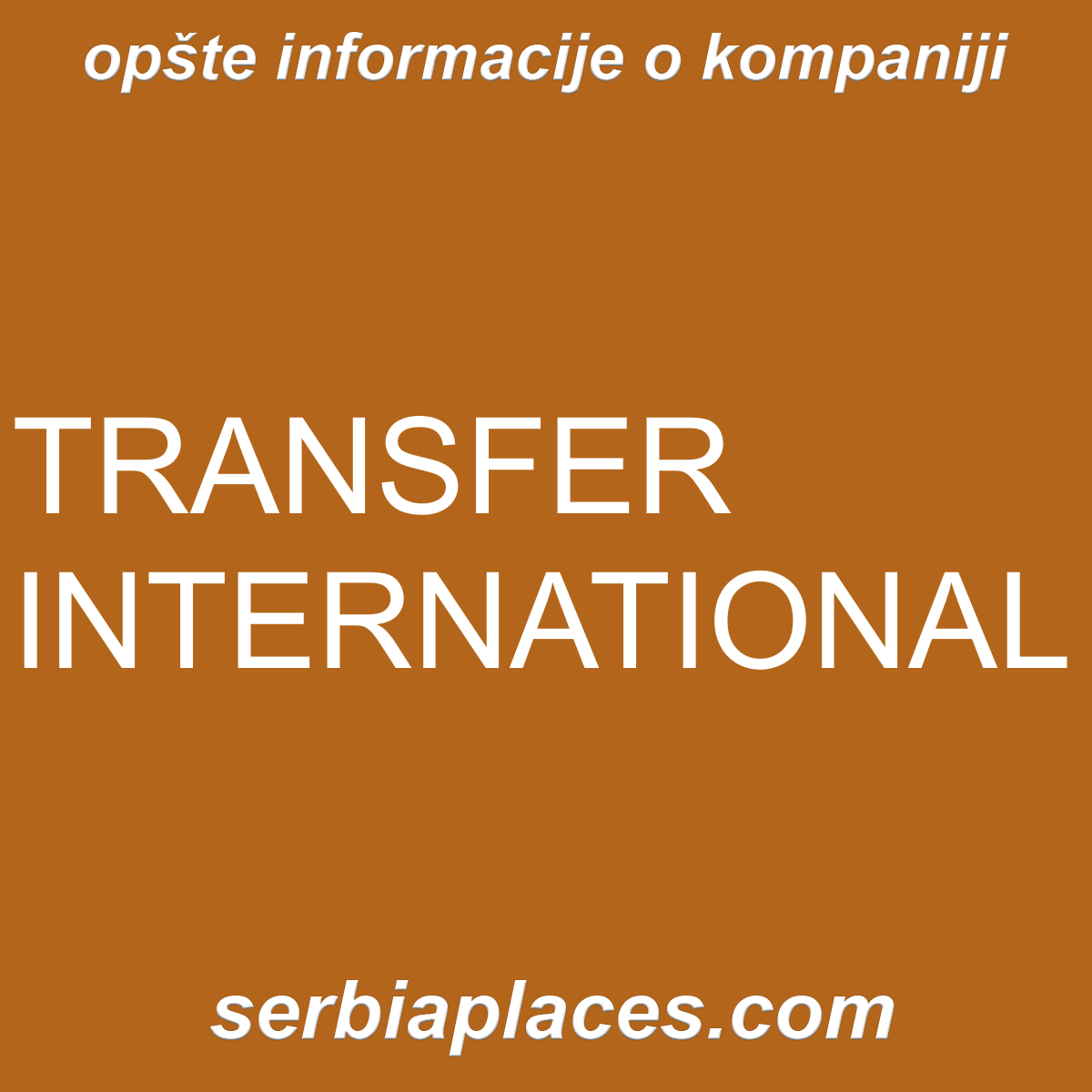 TRANSFER INTERNATIONAL