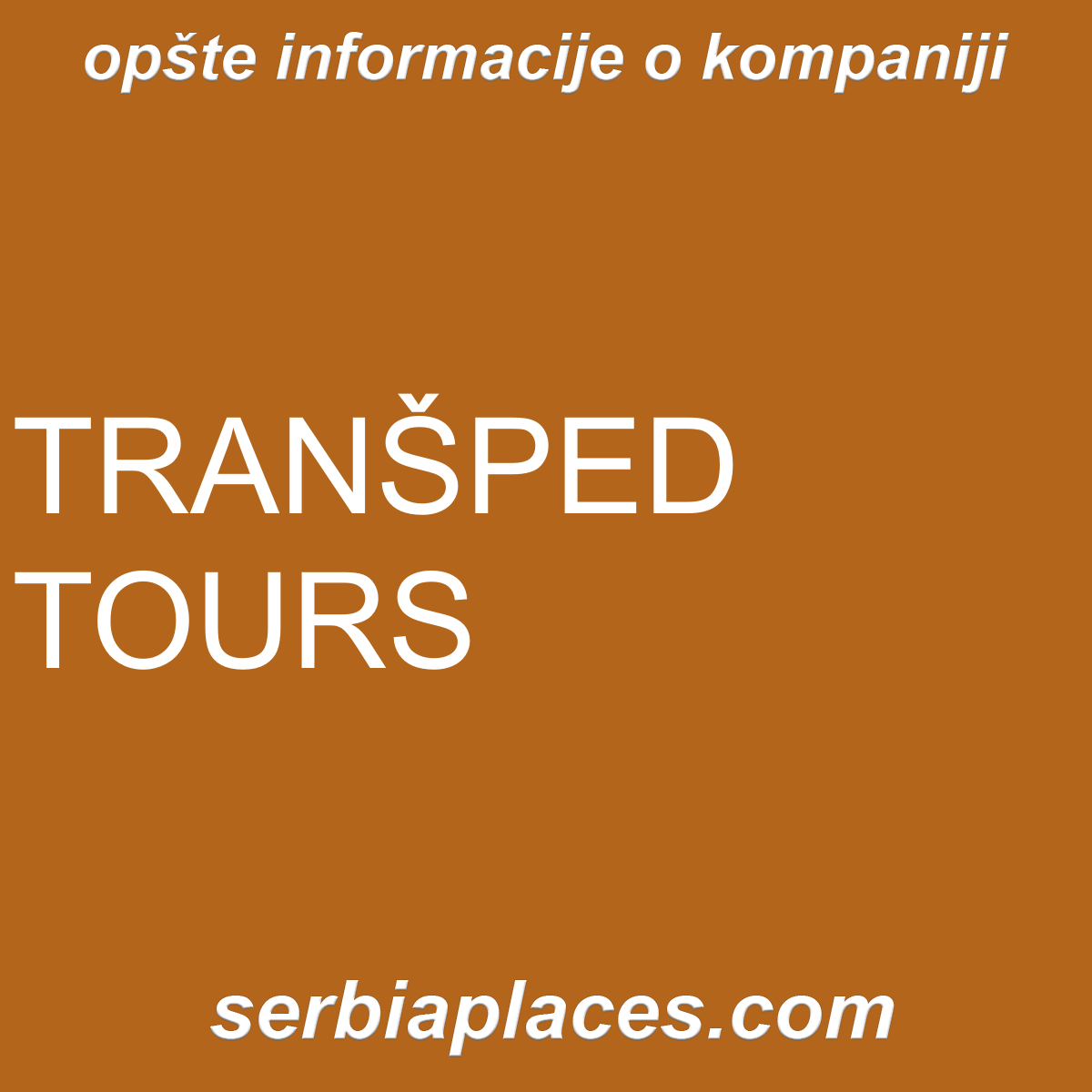 TRANŠPED TOURS