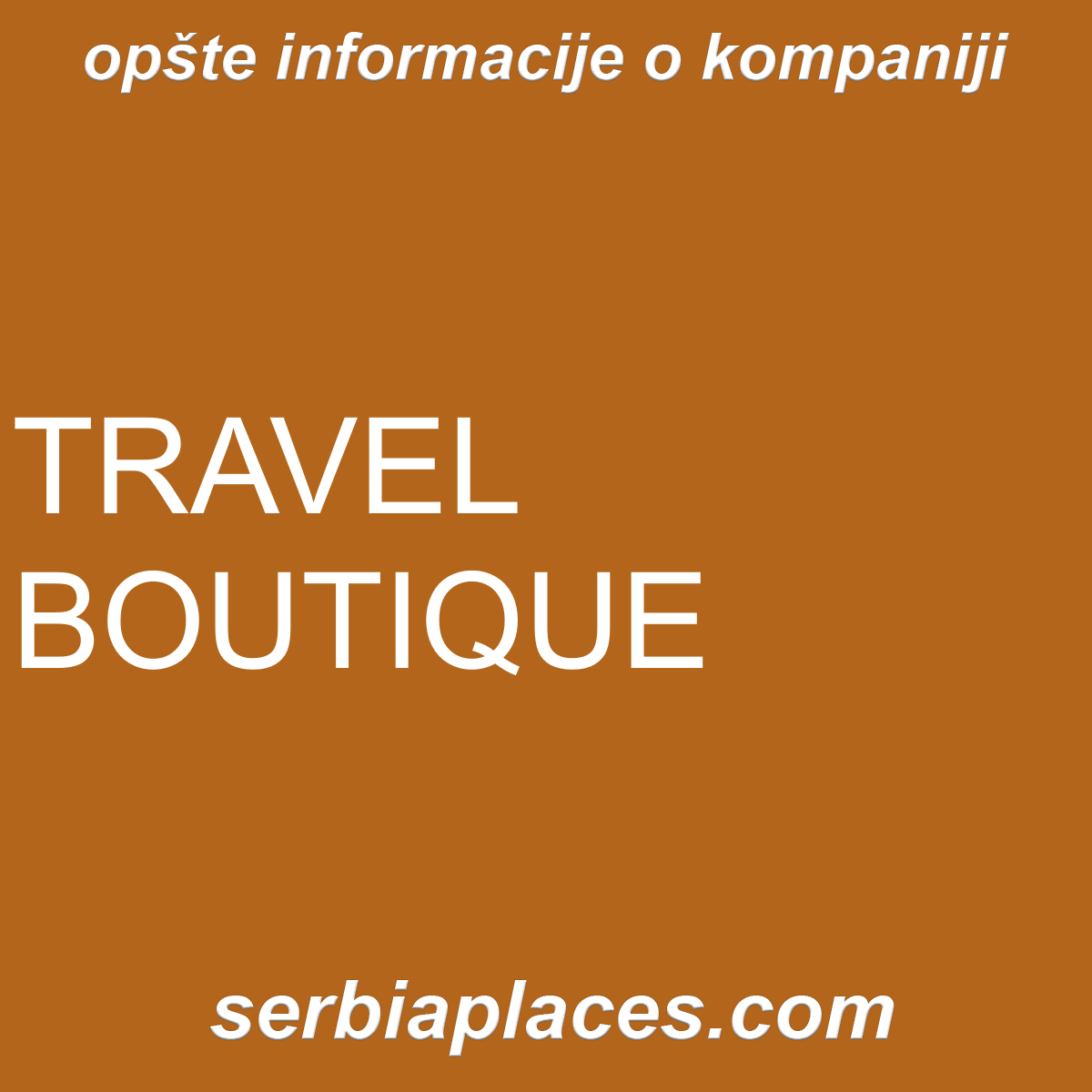 TRAVEL BOUTIQUE