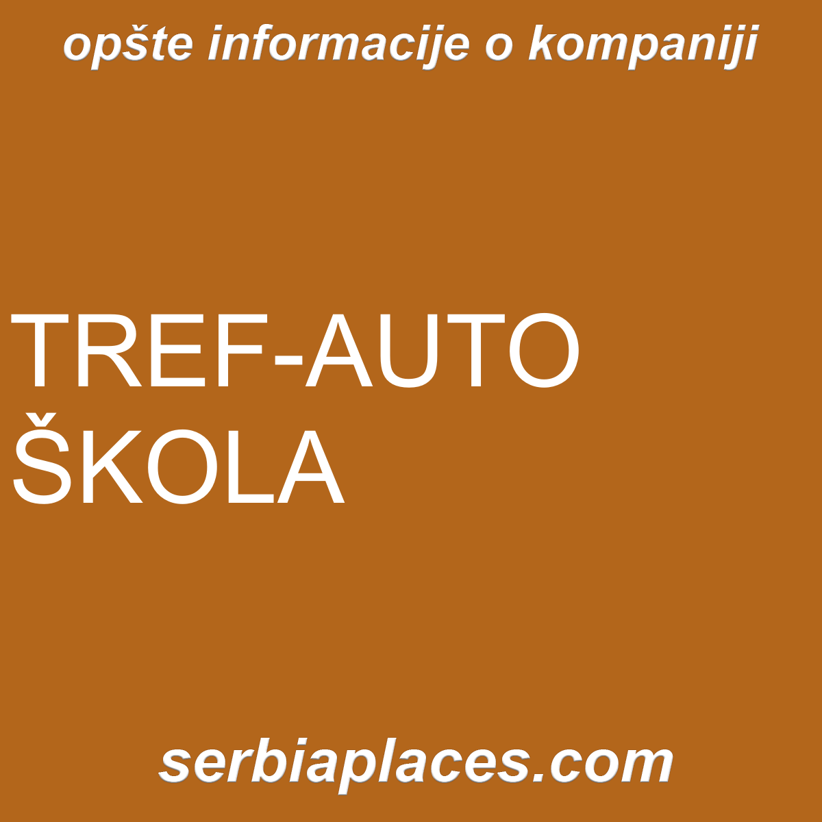 TREF-AUTO ŠKOLA