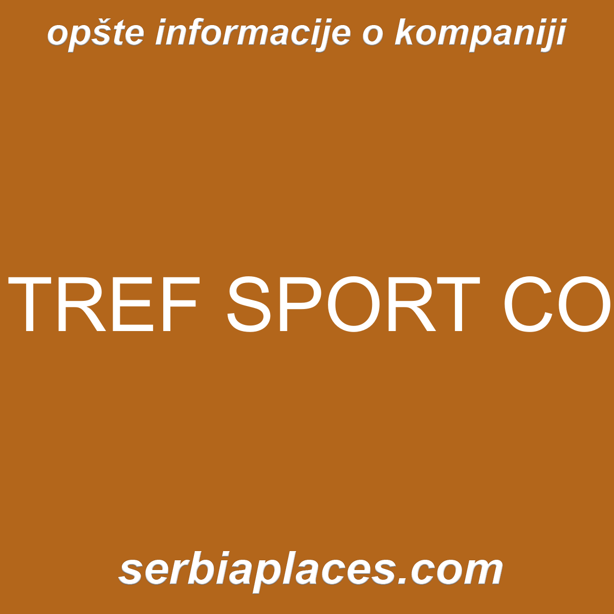 TREF SPORT CO