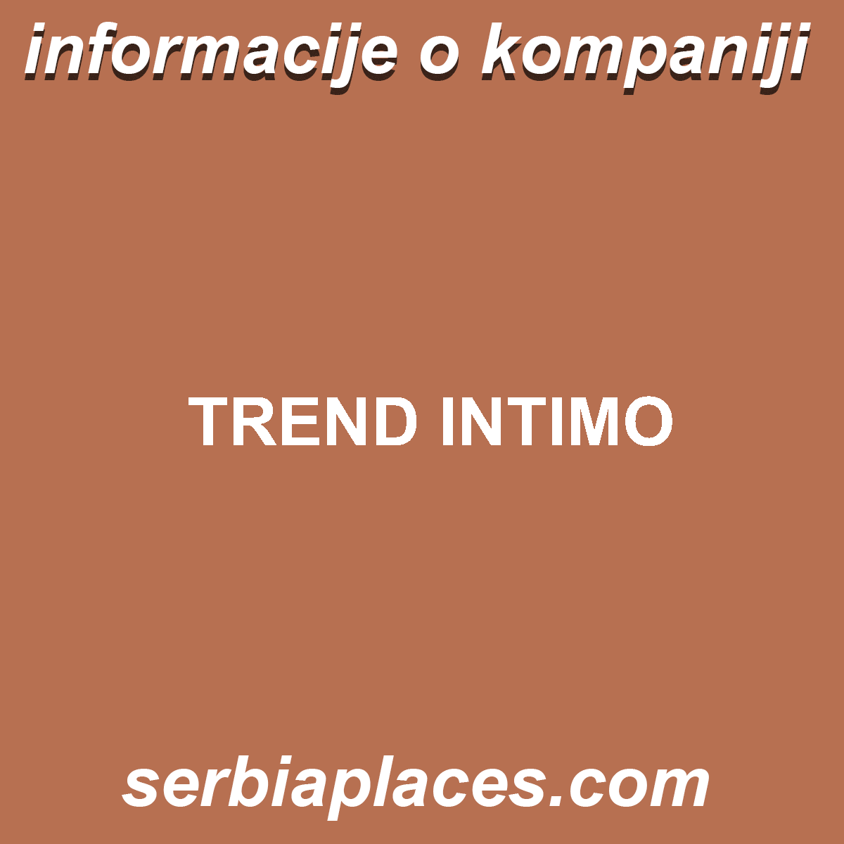 TREND INTIMO