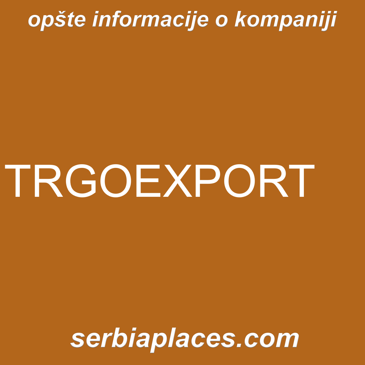 TRGOEXPORT