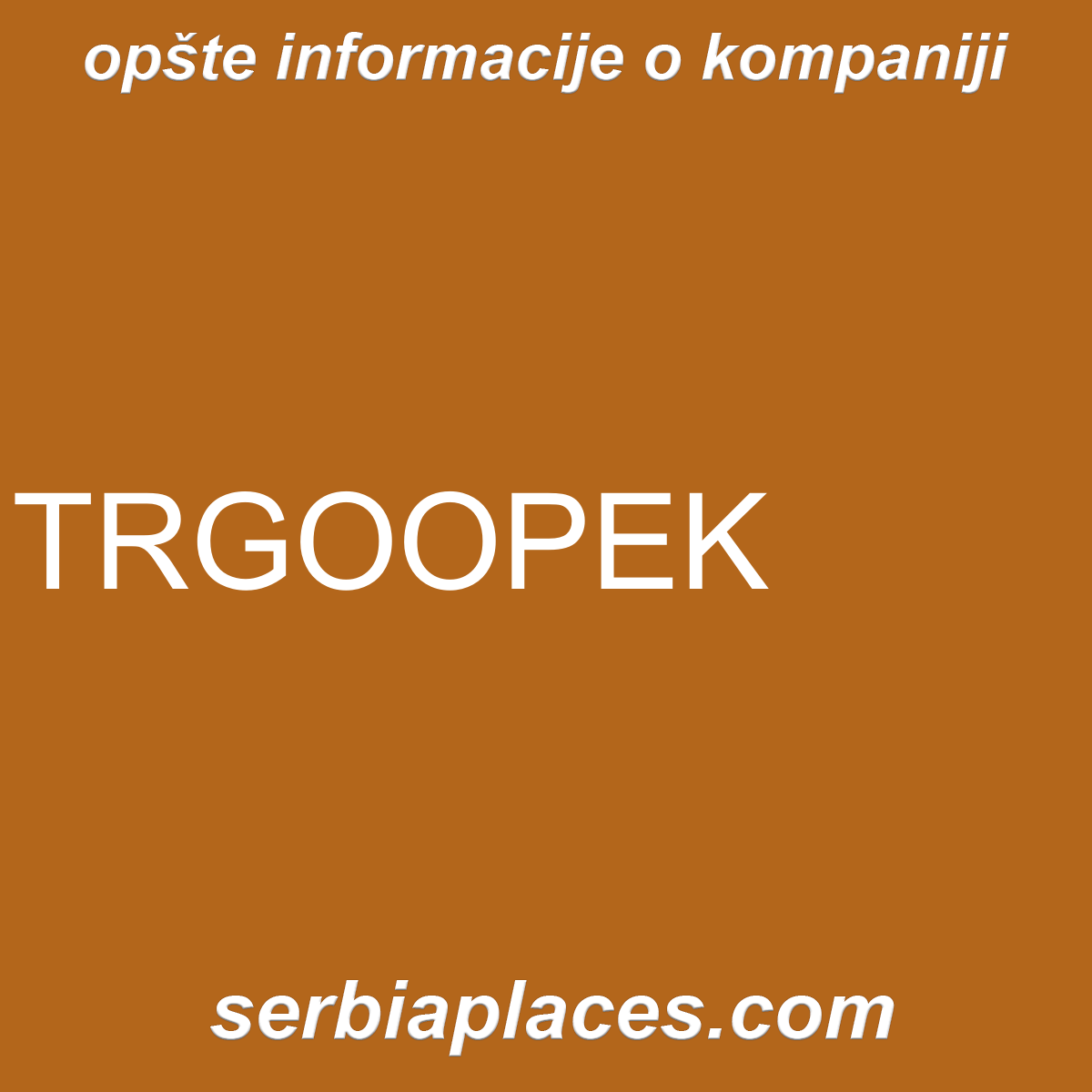 TRGOOPEK