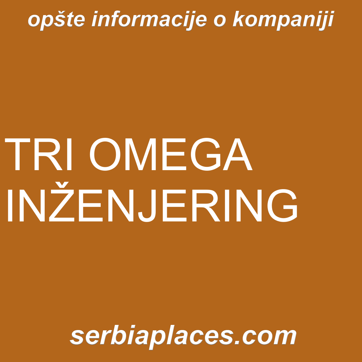 TRI OMEGA INŽENJERING