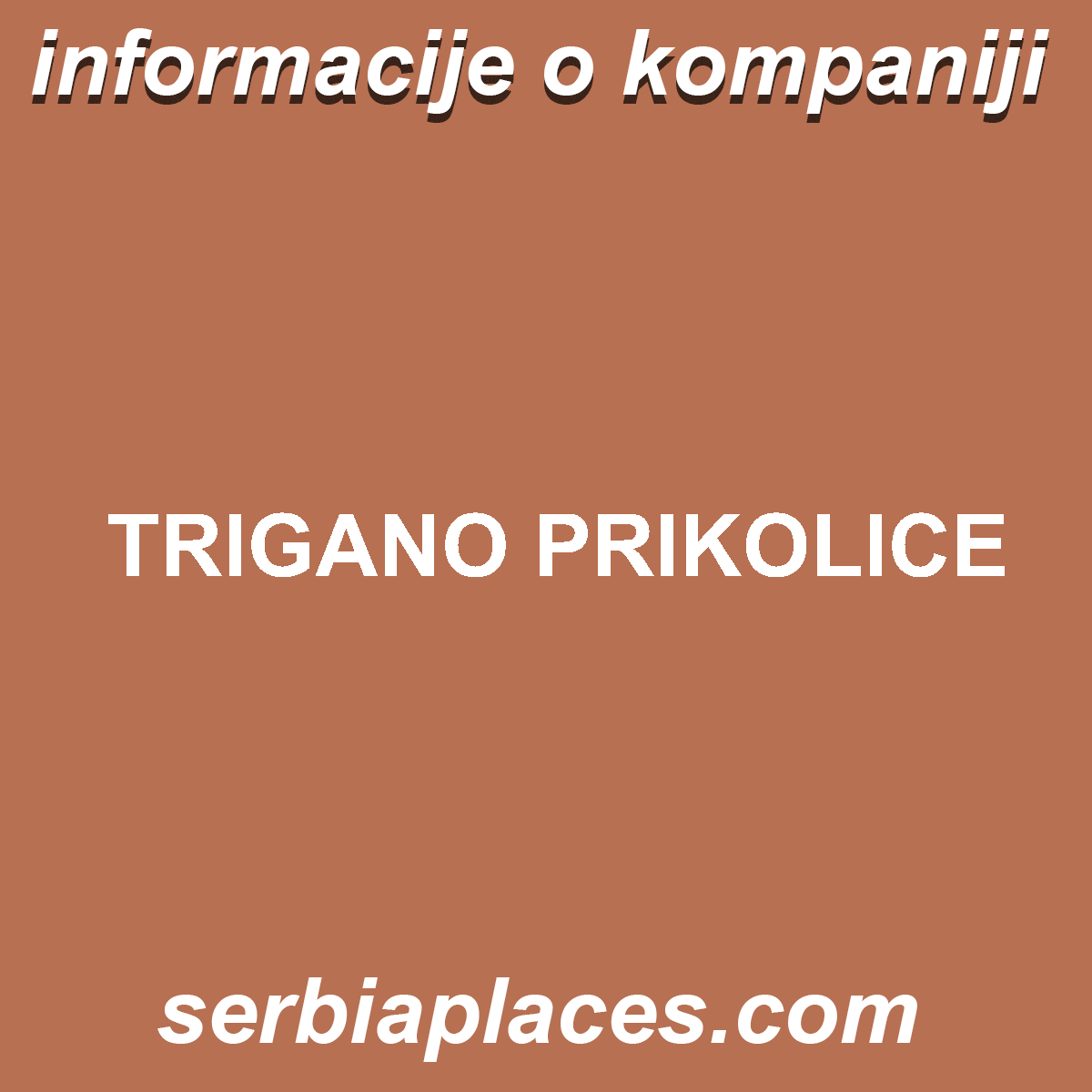 TRIGANO PRIKOLICE